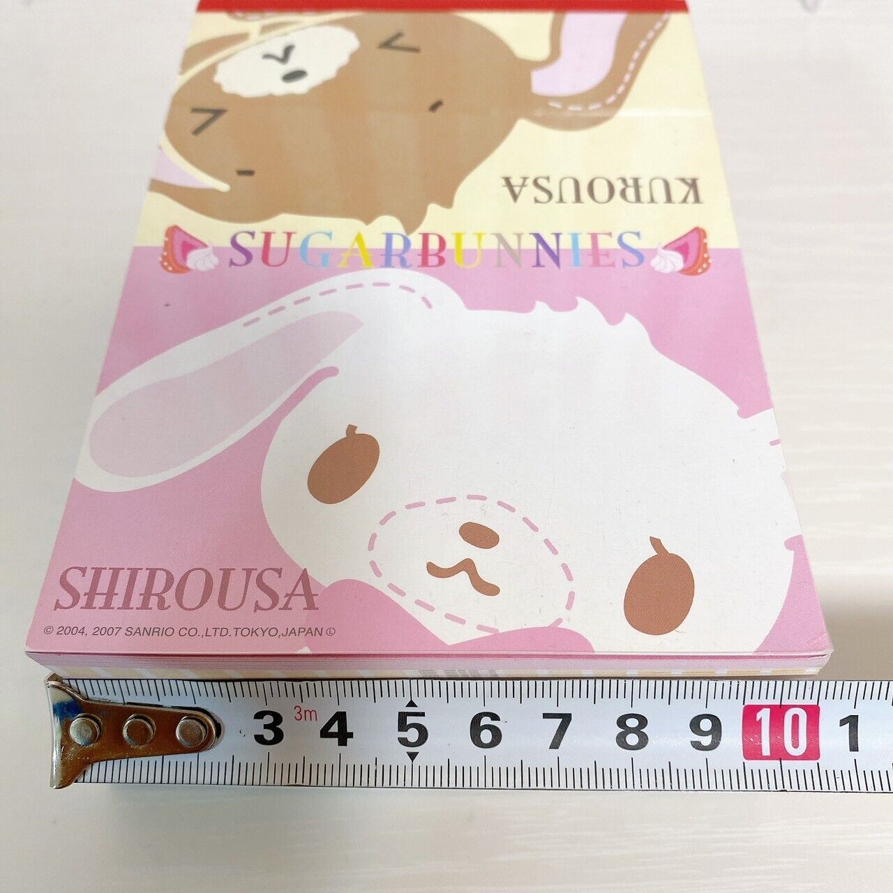 Sanrio Sugar Bunnies Shirousa Kurousa Stationery Memo Notepad Set 3 Rabbit Rare