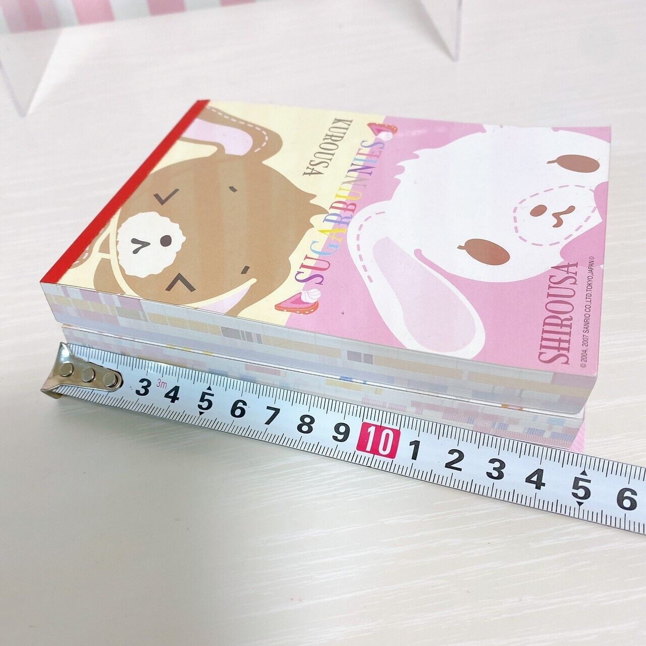 Sanrio Sugar Bunnies Shirousa Kurousa Stationery Memo Notepad Set 3 Rabbit Rare