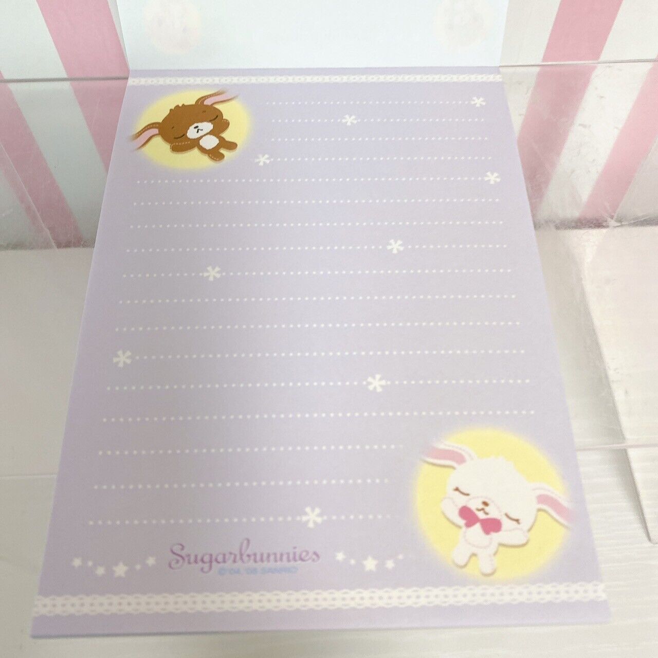 Sanrio Sugar Bunnies Shirousa Kurousa Stationery Memo Notepad Set 3 Rabbit Rare