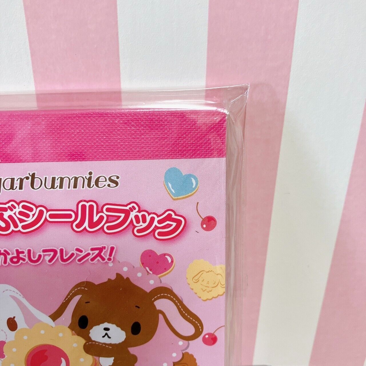 Sanrio Sugar Bunnies Sticker Book Shirousa Kurousa Cookie Pink Rabbit Kawaii