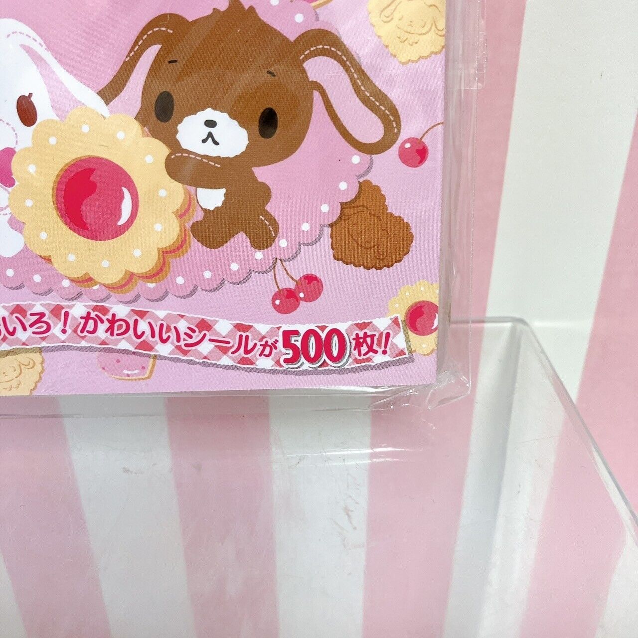 Sanrio Sugar Bunnies Sticker Book Shirousa Kurousa Cookie Pink Rabbit Kawaii