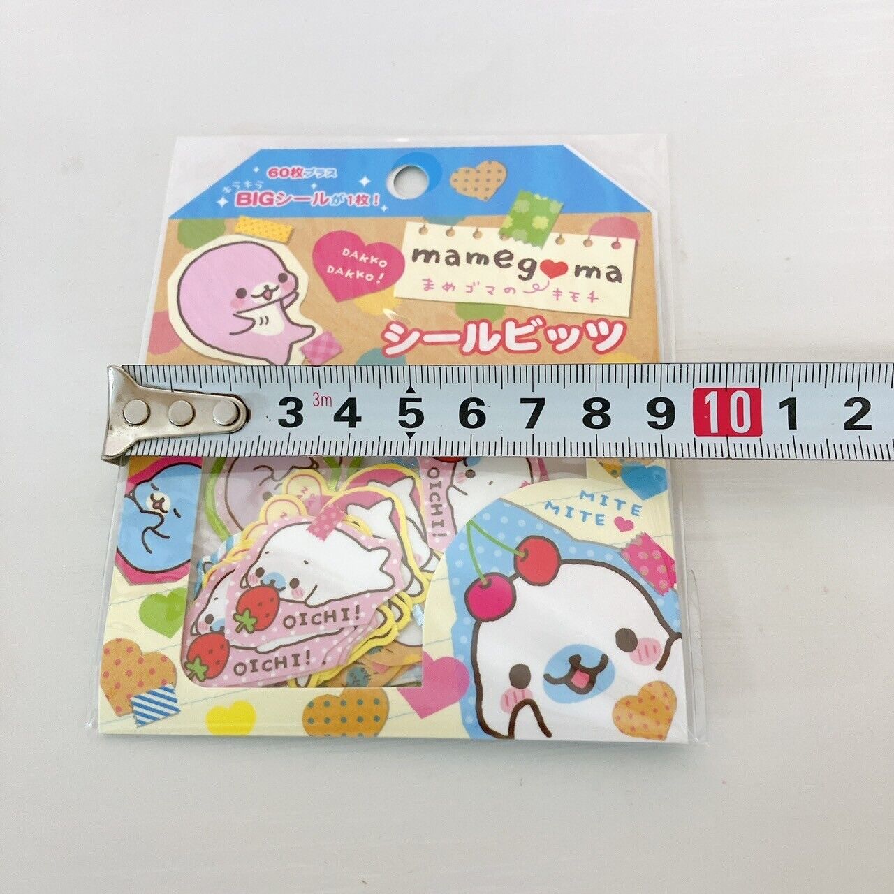 San-X Mamegoma Sticker Set 2 Stationery Sea Animal Seal Bits Fruits Character