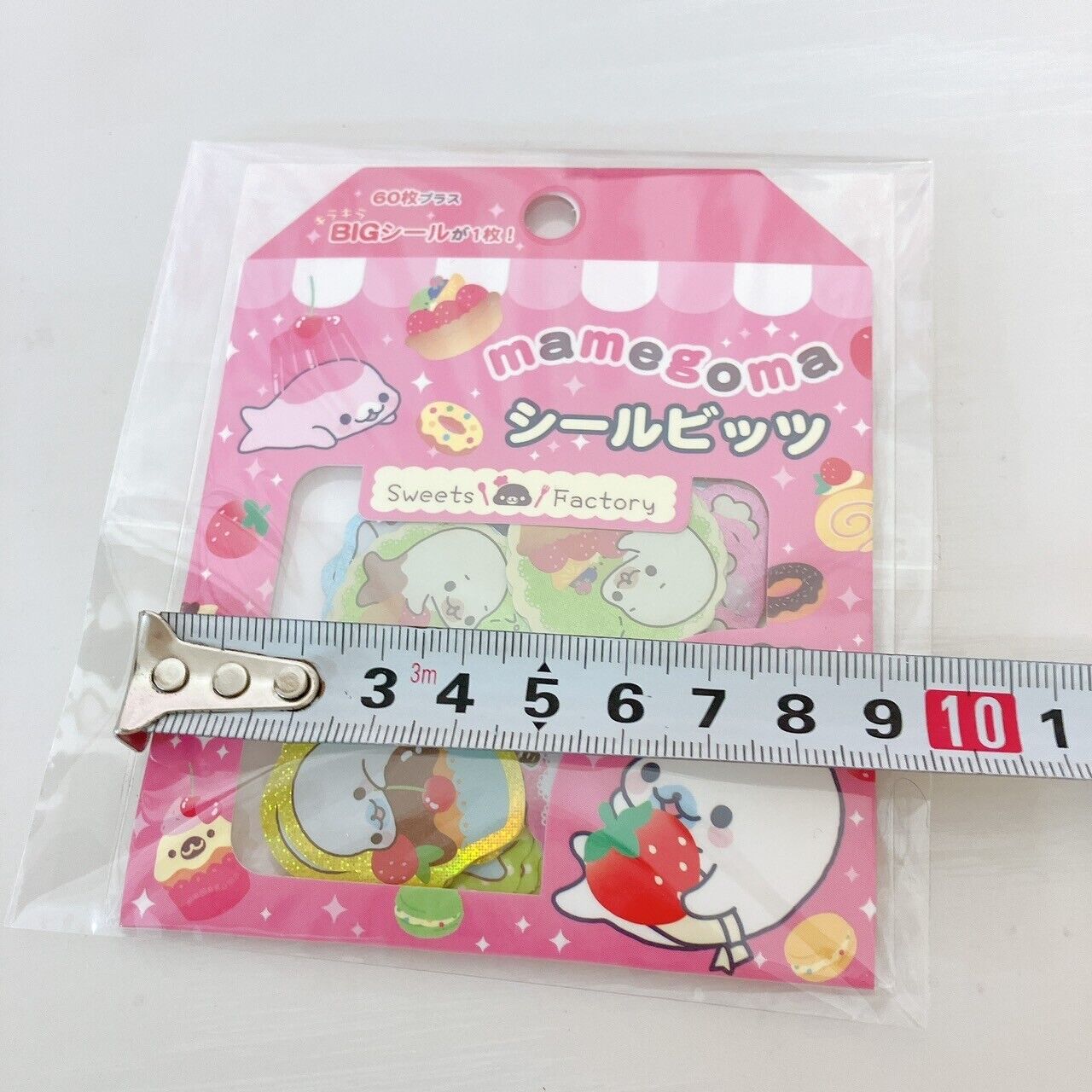 San-X Mamegoma Sticker Set Stationery Sea Animal Seal Bits Pink Blue Character