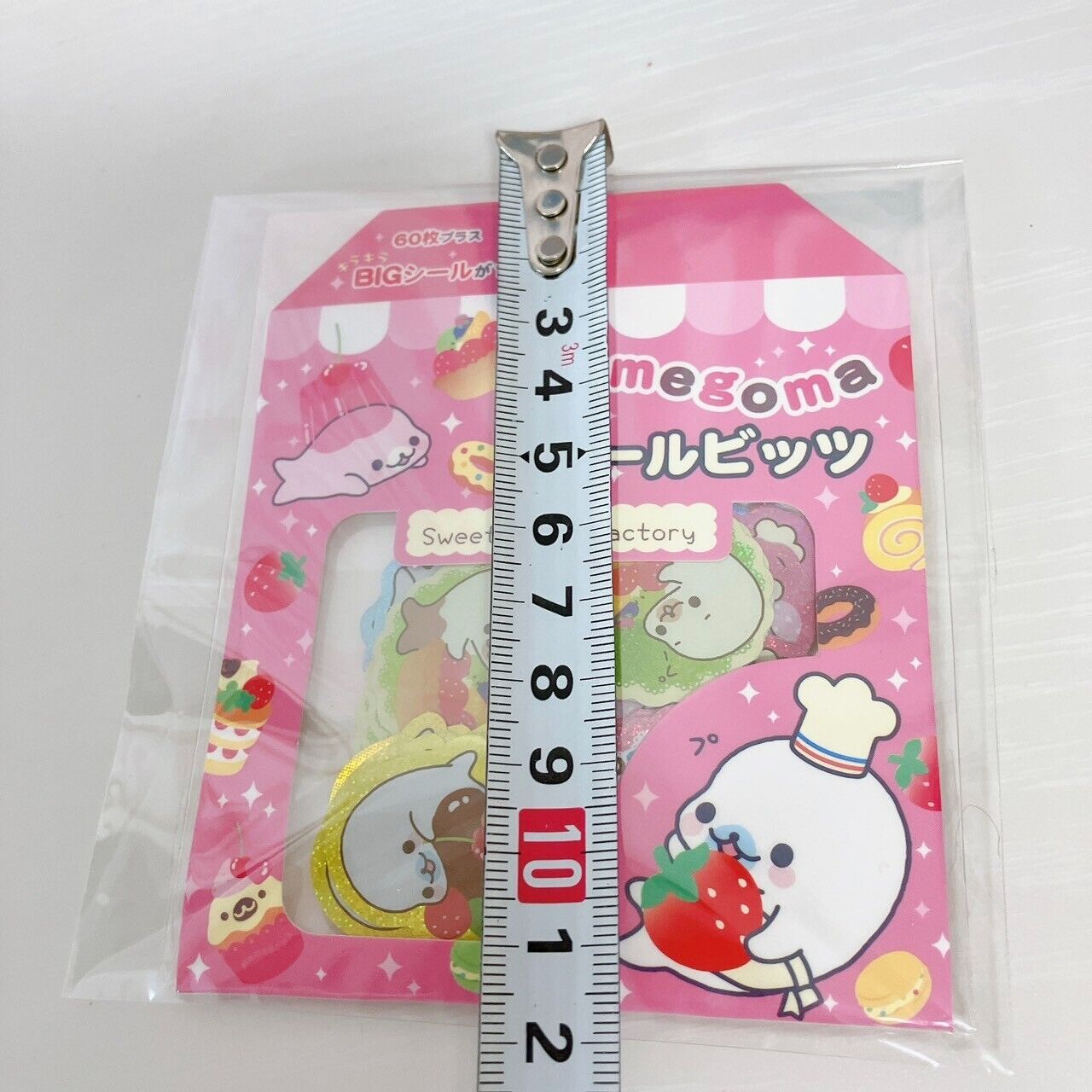 San-X Mamegoma Sticker Set Stationery Sea Animal Seal Bits Pink Blue Character