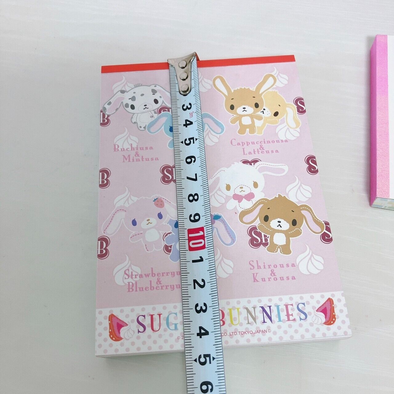 Sanrio Sugar Bunnies Shirousa Kurousa Stationery Memo Notepad Set 2 Macaron Rare