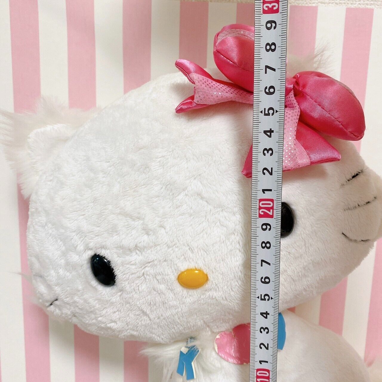 Sanrio Charmmy Charmy Kitty Plush Soft Stuffed Toy Doll White Cat Ribbon Fluffy