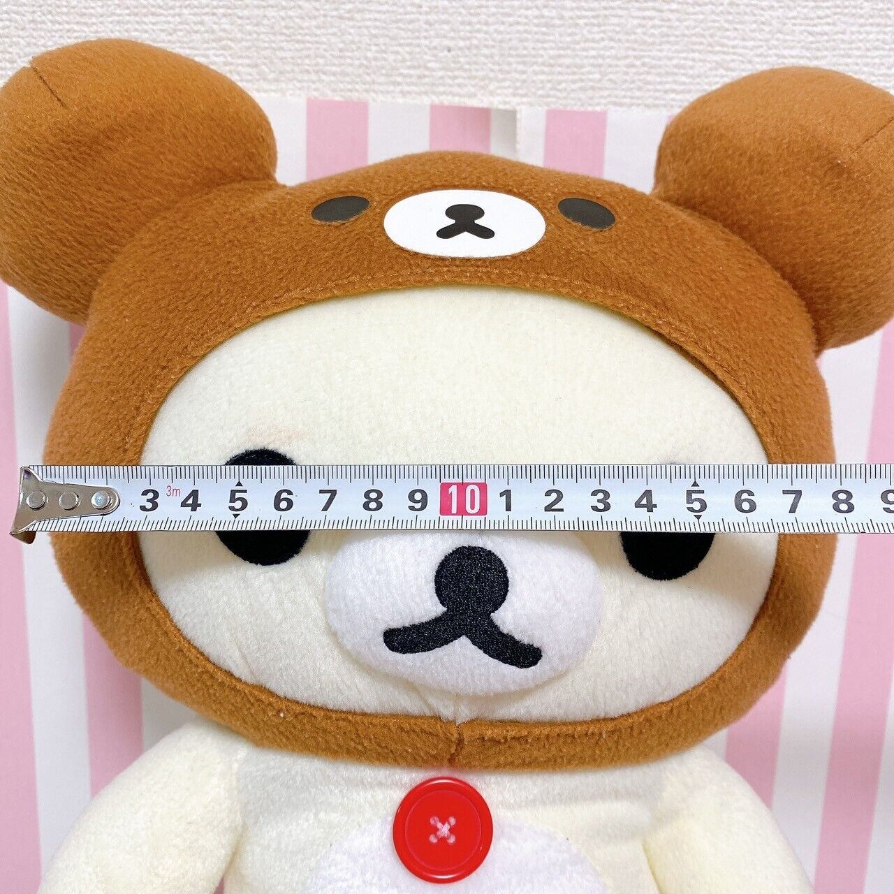 San-X Rilakkuma Korilakkuma Plush Soft Stuffed Toy White Bear Fluffy Pochette