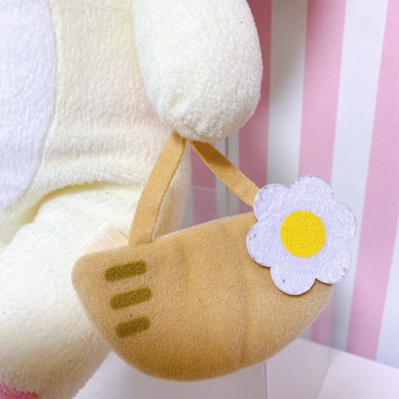 San-X Rilakkuma Korilakkuma Plush Soft Stuffed Toy White Bear Fluffy Pochette