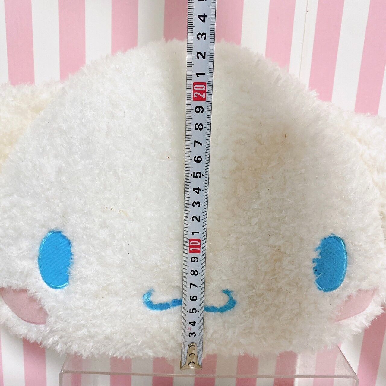 Sanrio Cinnamoroll Cinamon Face Cushion Blue Retro Fabric Characters Kawaii Rare