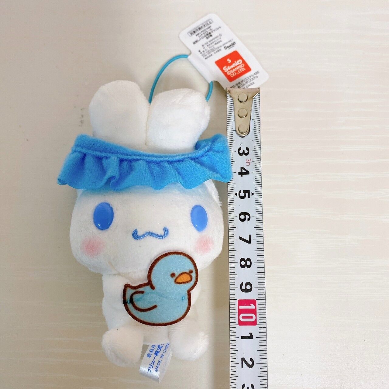 Sanrio Cinnamoroll Small Plush Set 3 Soft Stuffed Toy Fluffy Rabbit Shampoo Hat