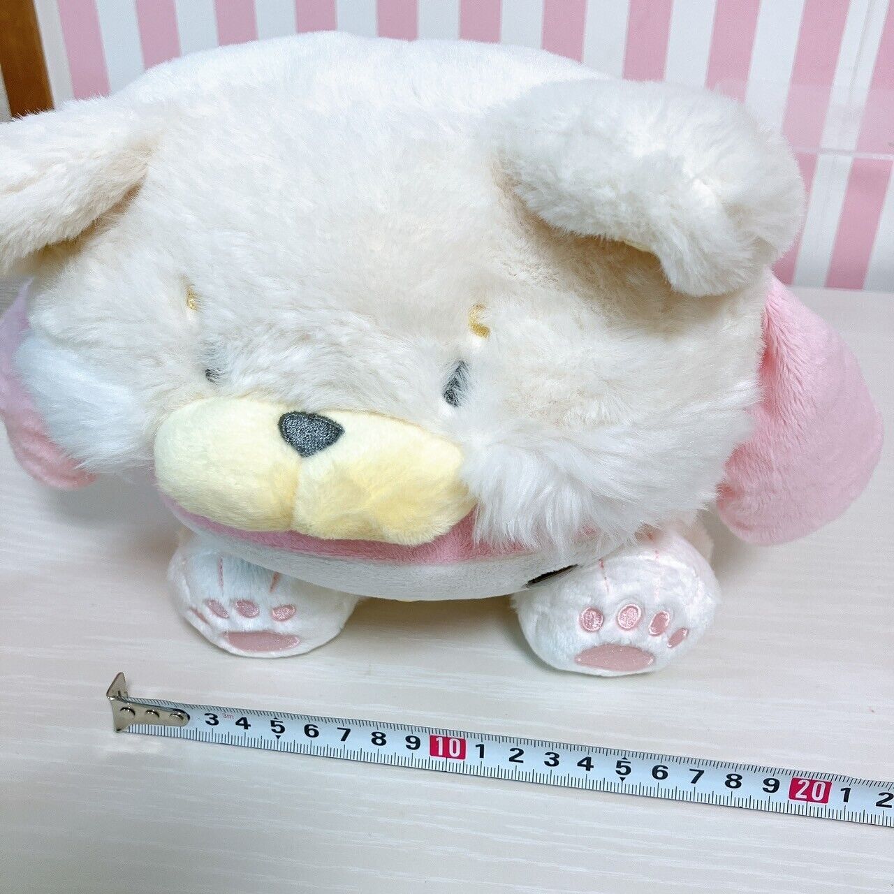 Sanrio My Melody Plush Doll Soft Toy Stuffed Shiba Inu Dog Costume White Fluffy