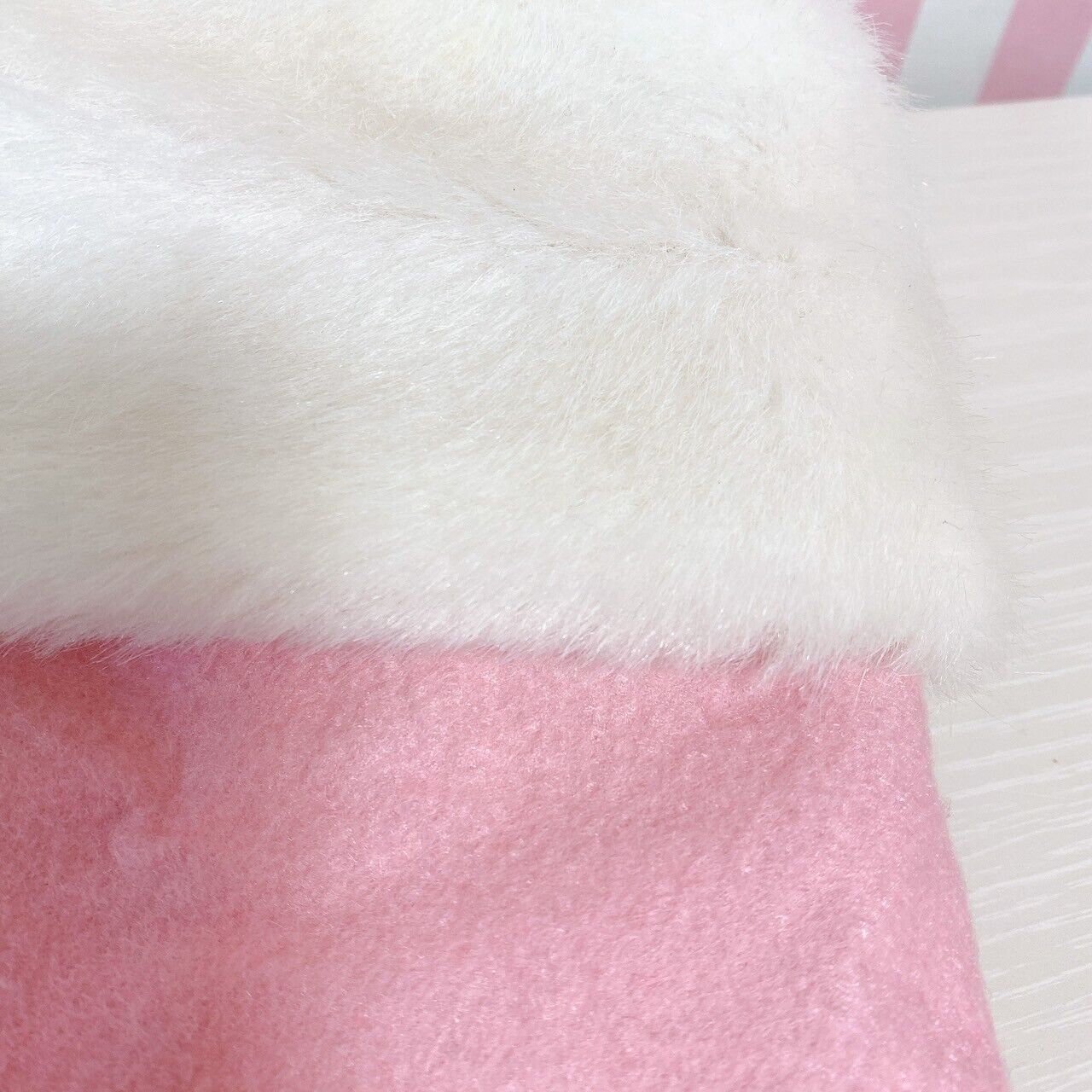 Sanrio Usahana Christmas Boots Socks Merry Xmas Pink Fluffy Rabbit Tree Angel