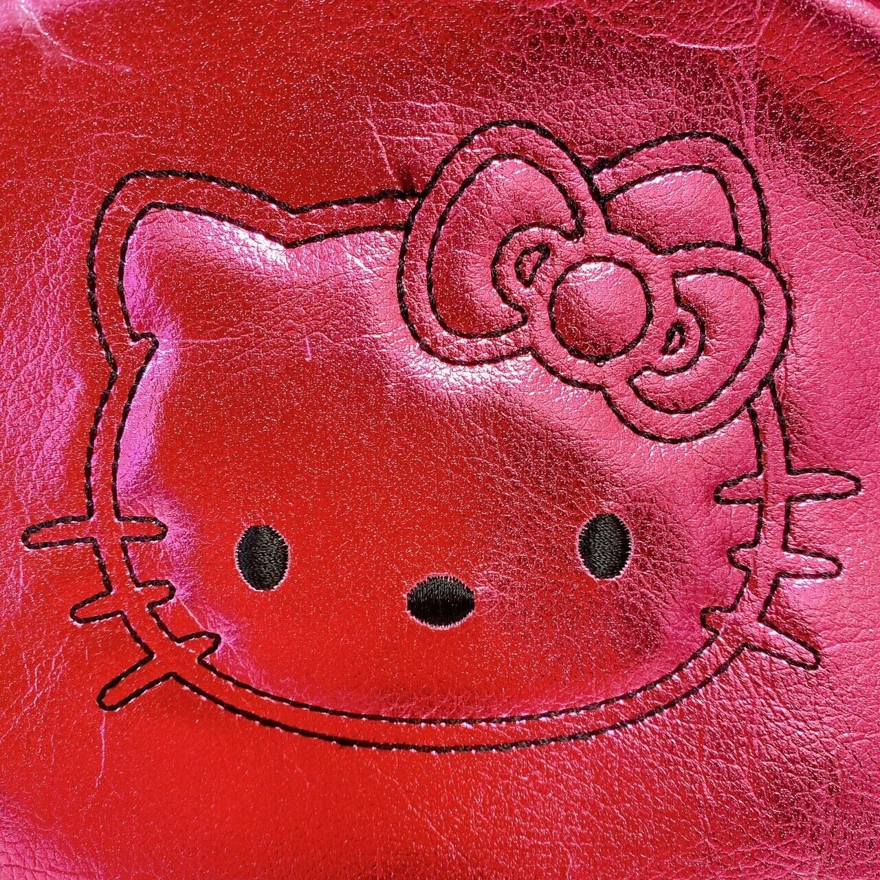 Sanrio Hello Kitty Funky Divas Collaboration Pouch Pink Face Tag Girl Kawaii