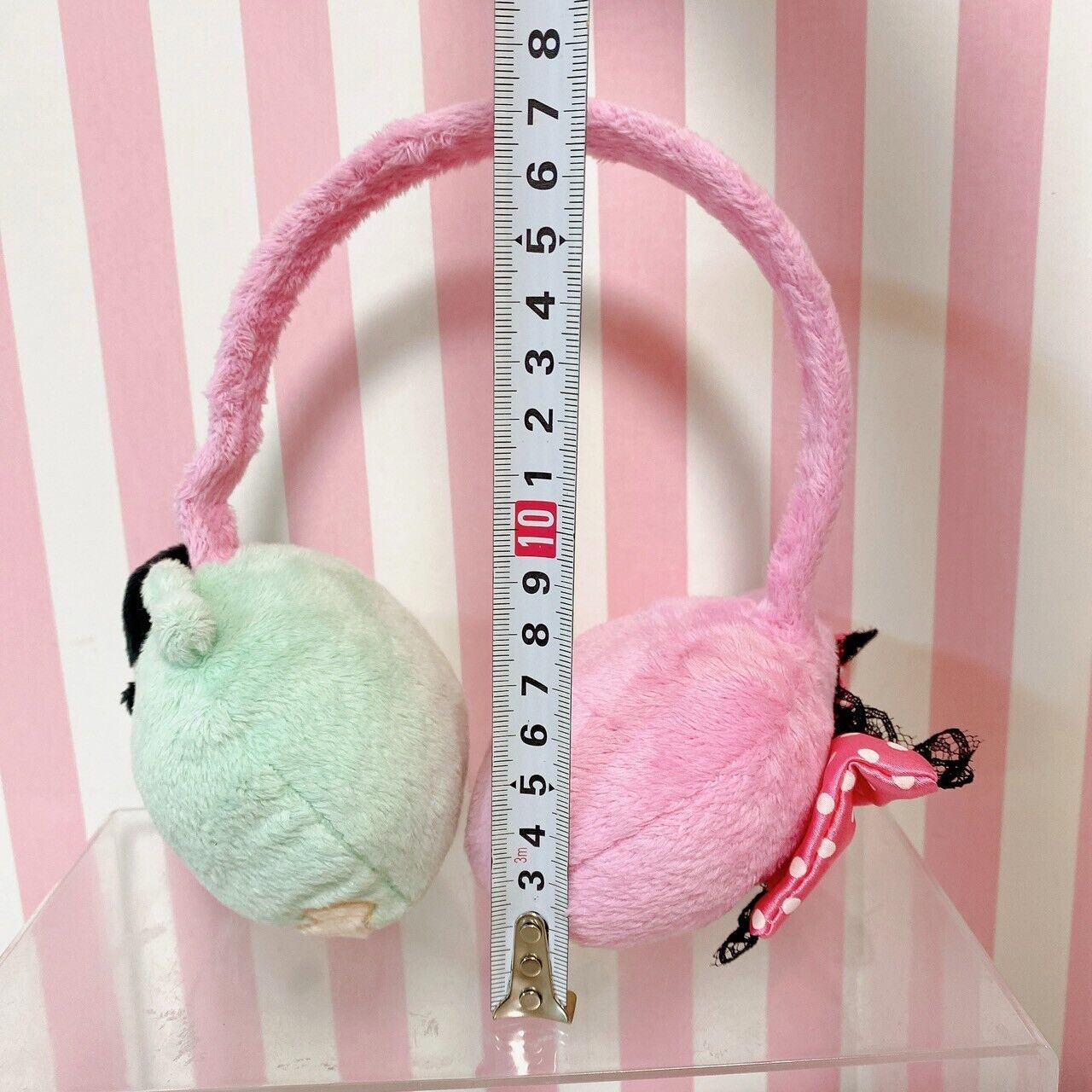 Sanrio Little Twin Stars Kiki Lala Earmuff Winter Accessory Fluffy Ribbon Pink