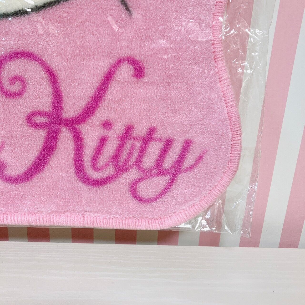 Sanrio Charmmy Charmy Kitty Free Mat Rug Pink Cat Ribbon Fluffy Large Character