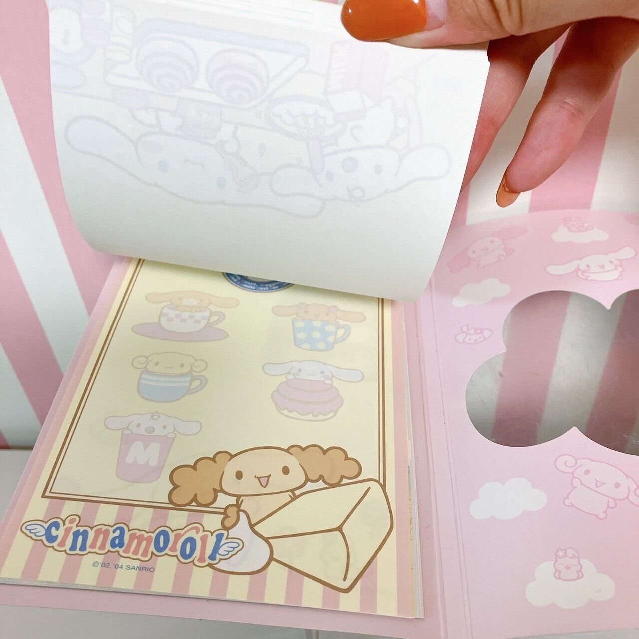 Sanrio Cinnamoroll Stationery Memo Pad Note Sky Sparkling Kawaii Character Rare