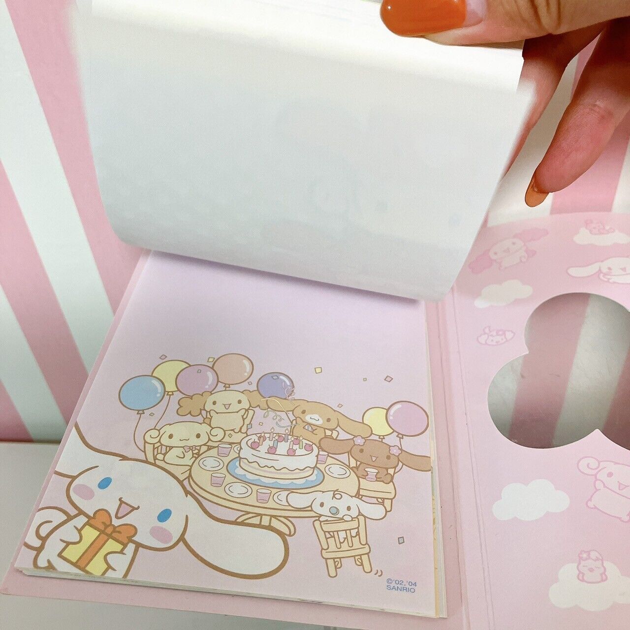 Sanrio Cinnamoroll Stationery Memo Pad Note Sky Sparkling Kawaii Character Rare