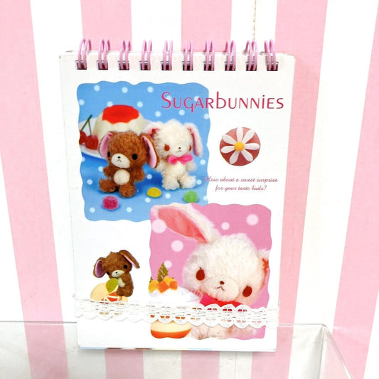 Sanrio Sugar Bunnies Memo Pad Notepad Live Action White Ring Stationery Kawaii