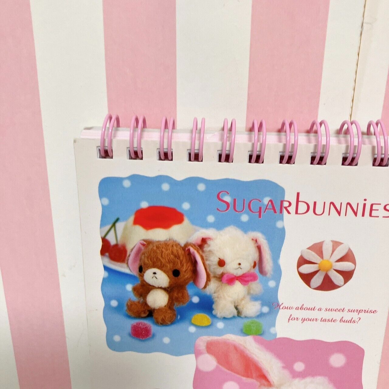 Sanrio Sugar Bunnies Memo Pad Notepad Live Action White Ring Stationery Kawaii