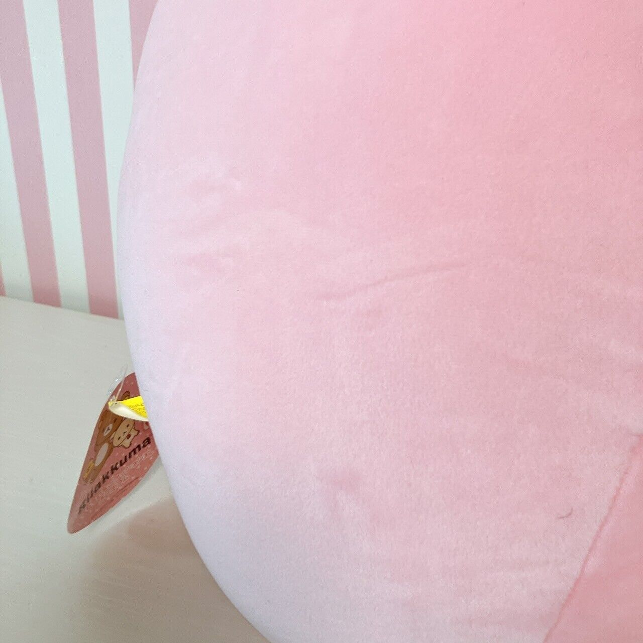 San-x Rilakkuma Korilakkuma Cushion Strawberry Fluffy Pink Costume Kawaii Rare