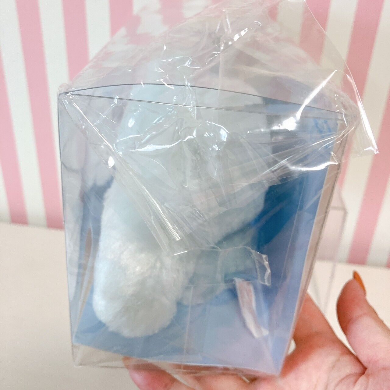 Sanrio Cinnamoroll Milk Plush Soft Stuffed Toy Sky Blue Candy Design Series Box