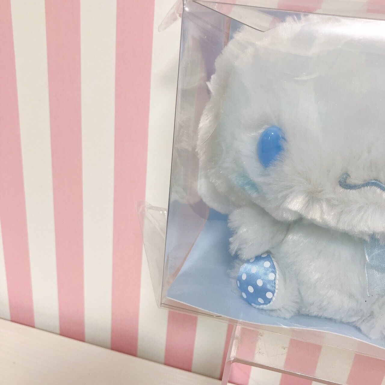 Sanrio Cinnamoroll Milk Plush Soft Stuffed Toy Sky Blue Candy Design Series Box