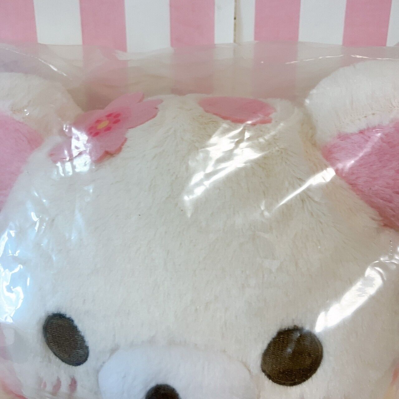 San-X Korilakkuma Plush Soft Stuffed Toy Sakura Cherry Blossom Cafe White Bear