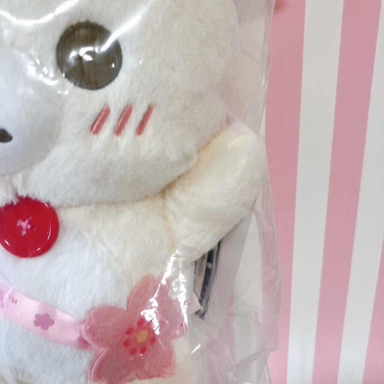 San-X Korilakkuma Plush Soft Stuffed Toy Sakura Cherry Blossom Cafe White Bear