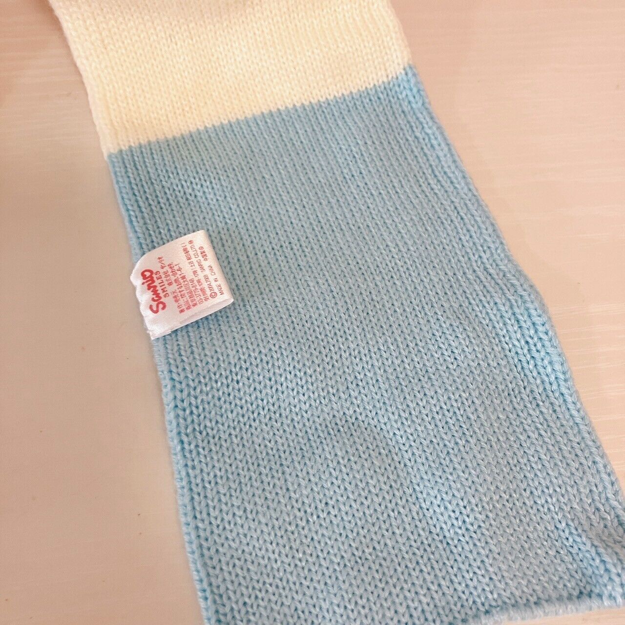 Sanrio Sugar Bunnies Muffler Winter Scarf Shirousa Kurousa Pink White Blue Rare