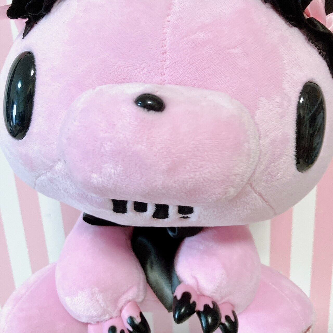 Taito Gloomy Bear Bloody Plush Soft Stuffed Toy Pink Head Dress Variation CGP