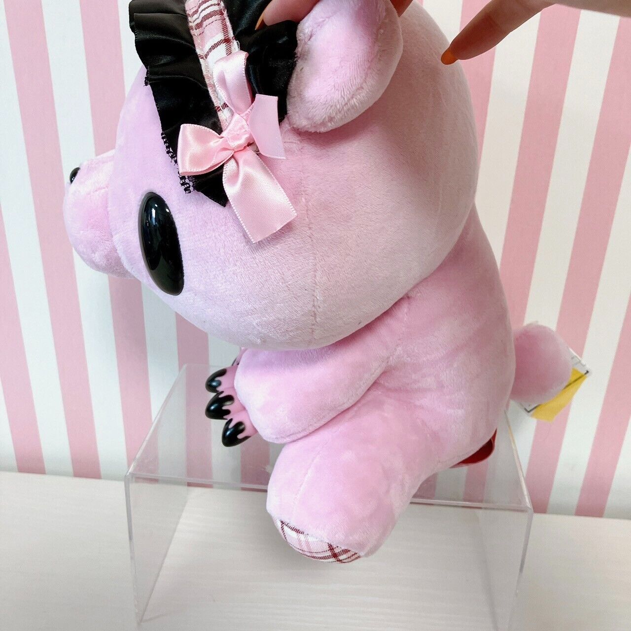 Taito Gloomy Bear Bloody Plush Soft Stuffed Toy Pink Head Dress Variation CGP