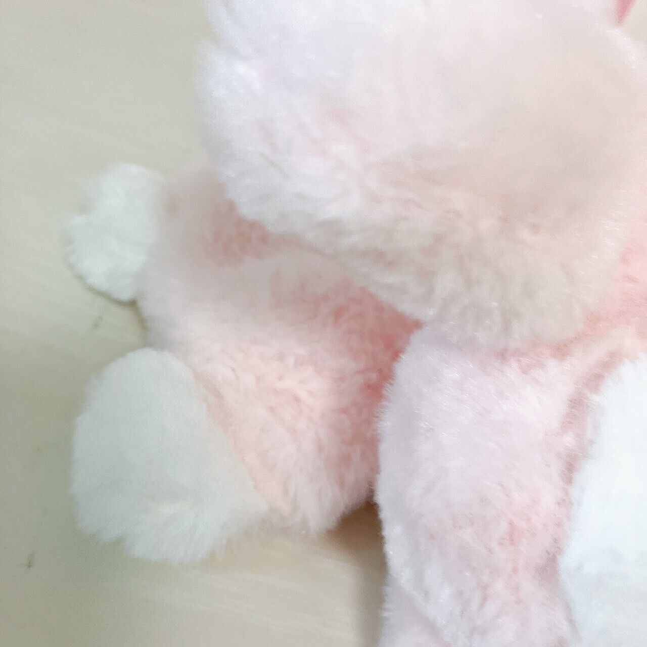 Sanrio My Melody Muffler Winter Scarf Plush Stuffed Toy Pink Ribbon White Fluffy