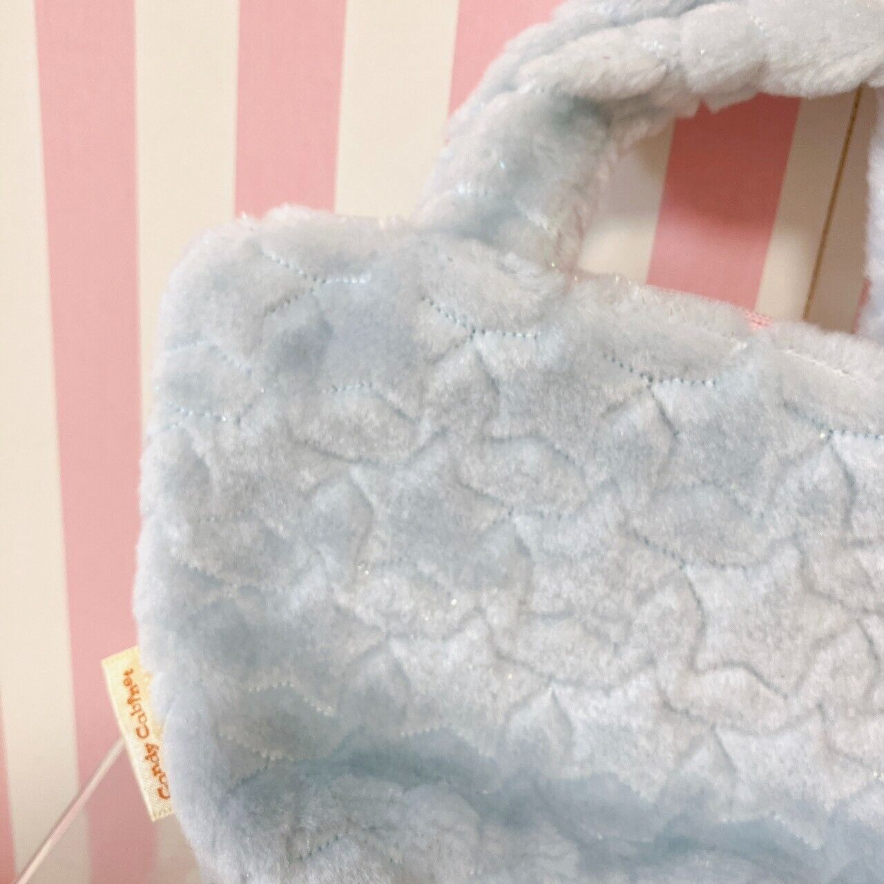 Sanrio Cinnamoroll Tote Bag Handbag Fluffy Star Light Blue Glitter Star Kawaii