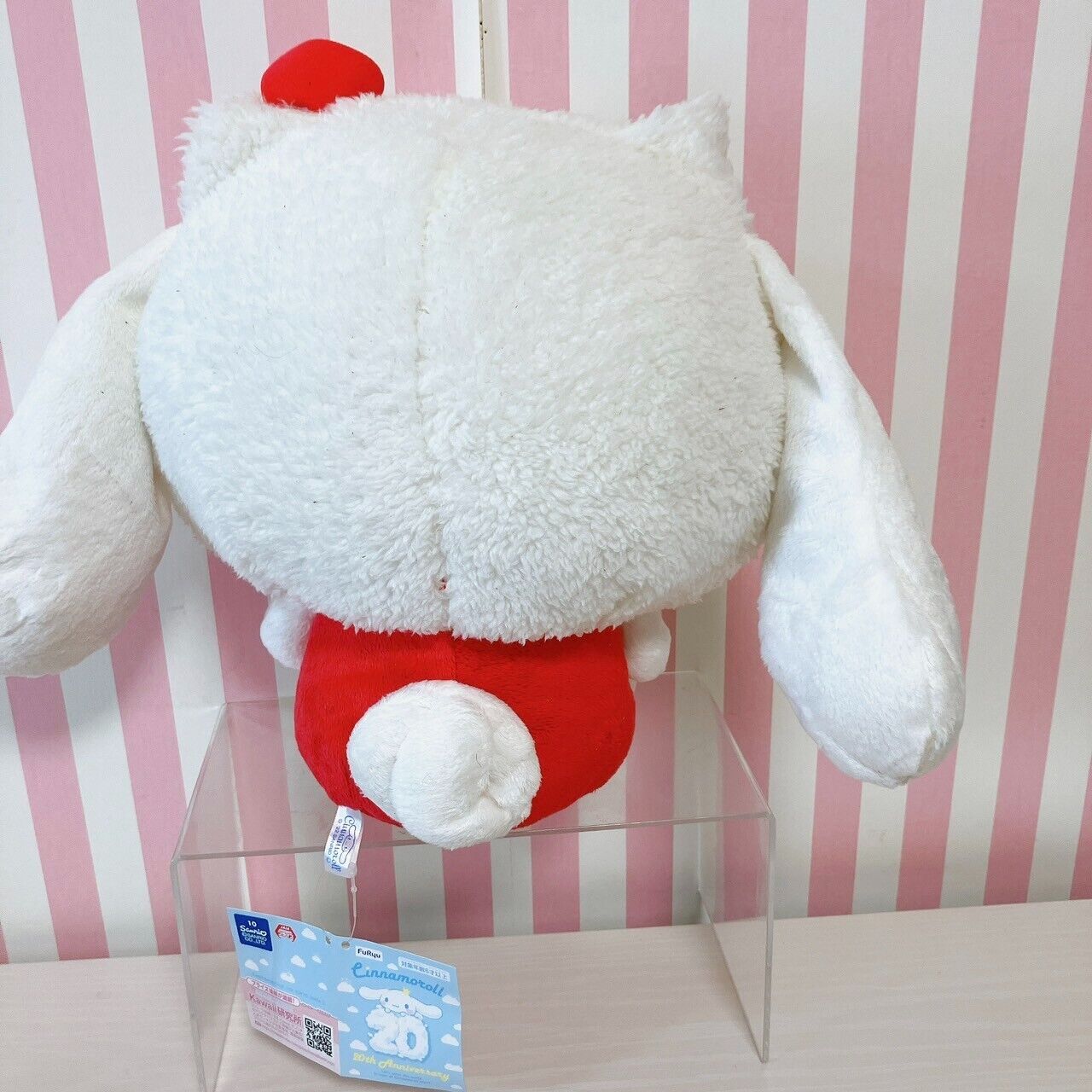 Sanrio Cinnamoroll Hello Kitty Collaboration Costume Plush White Soft Toy Ribbon