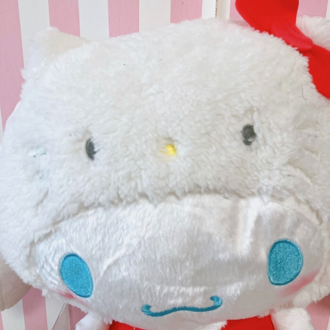 Sanrio Cinnamoroll Hello Kitty Collaboration Costume Plush White Soft Toy Ribbon