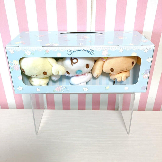 Sanrio Cinnamoroll 6 Set Finger Puppet Mascot Plush Doll Stuffed Soft Toy Kawaii