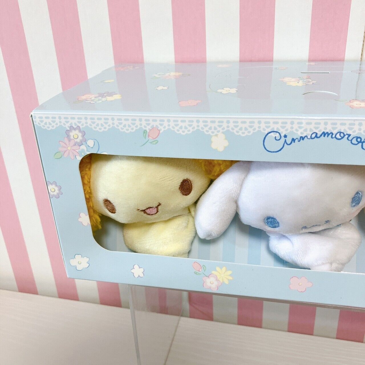 Sanrio Cinnamoroll 6 Set Finger Puppet Mascot Plush Doll Stuffed Soft Toy Kawaii