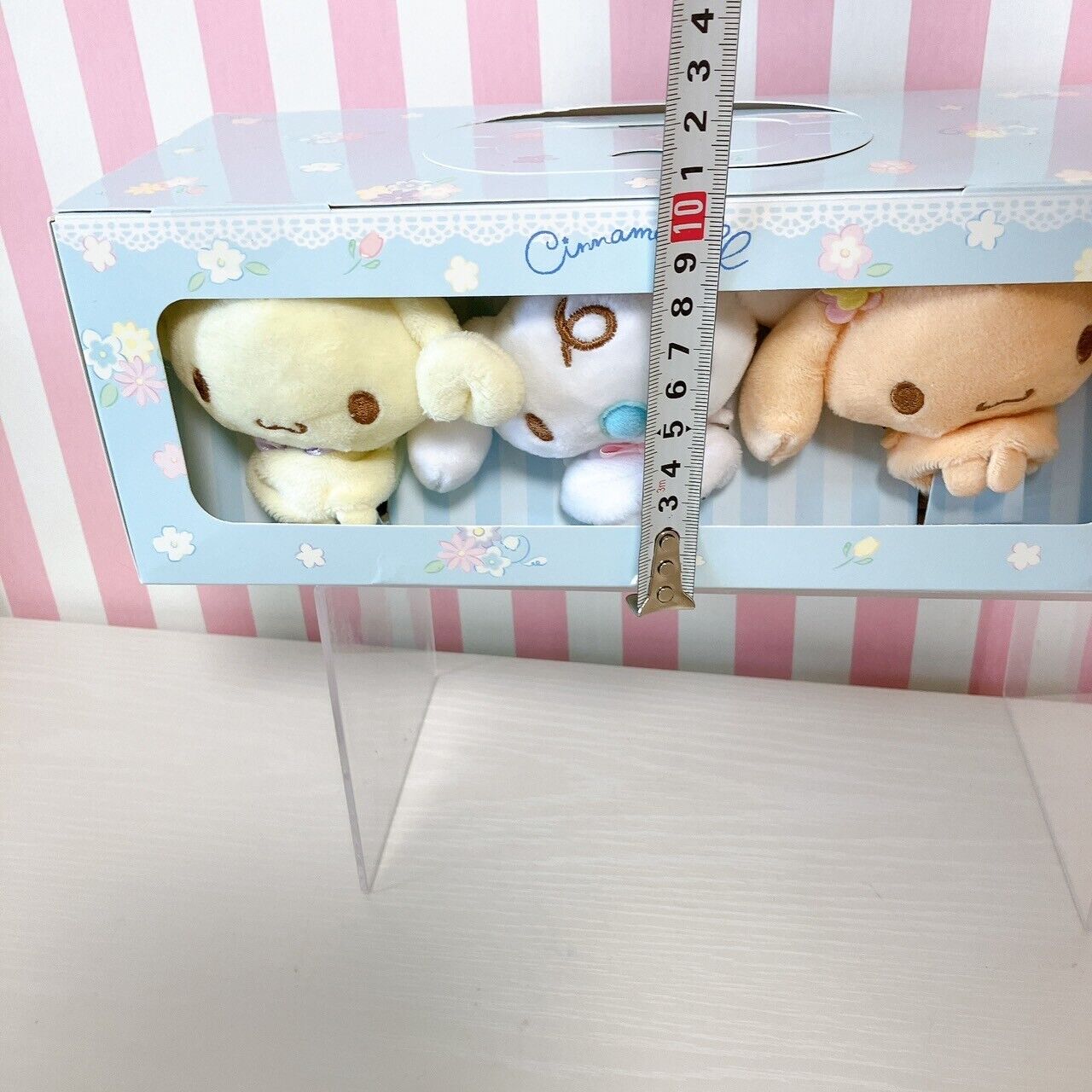 Sanrio Cinnamoroll 6 Set Finger Puppet Mascot Plush Doll Stuffed Soft Toy Kawaii