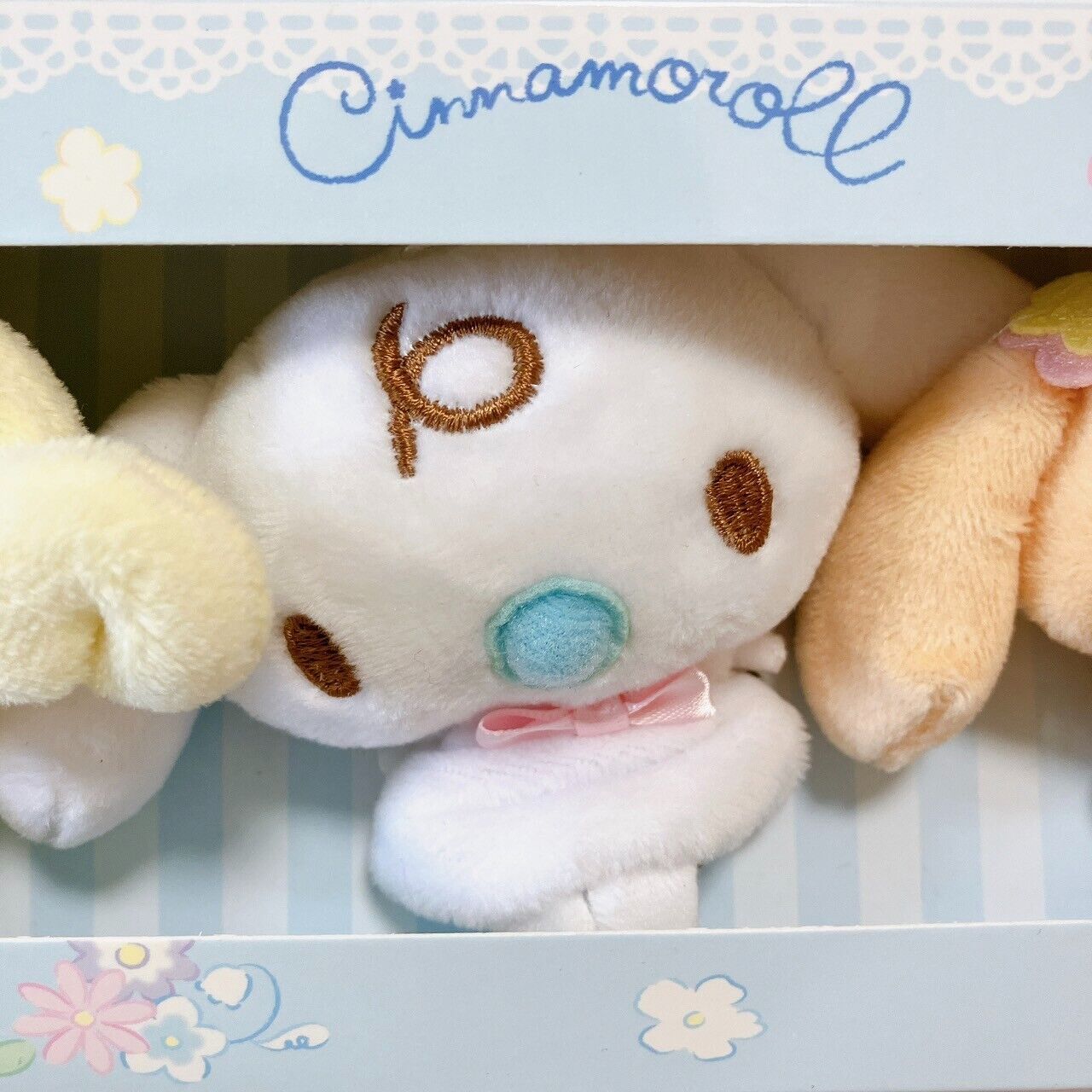 Sanrio Cinnamoroll 6 Set Finger Puppet Mascot Plush Doll Stuffed Soft Toy Kawaii