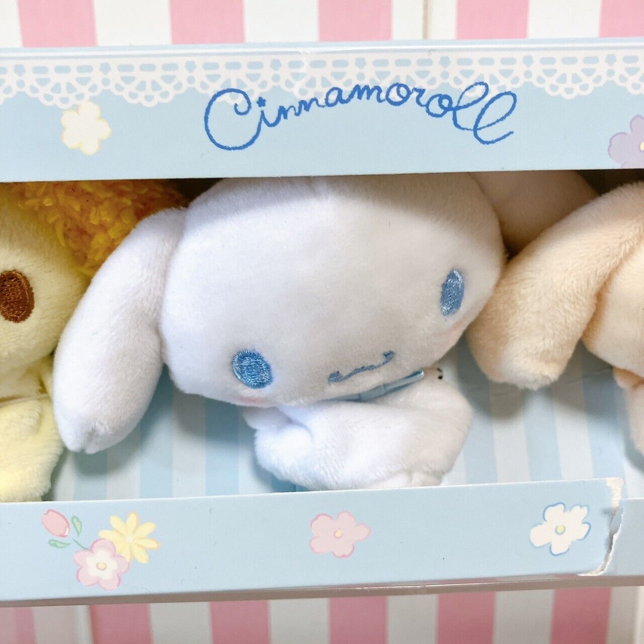 Sanrio Cinnamoroll 6 Set Finger Puppet Mascot Plush Doll Stuffed Soft Toy Kawaii