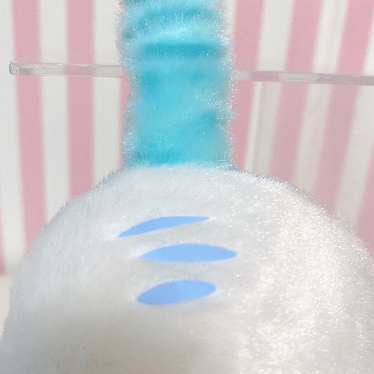 Amuse Kotoritai Earmuffs Fluffy Budgie Light Blue White Little Bird Accessory