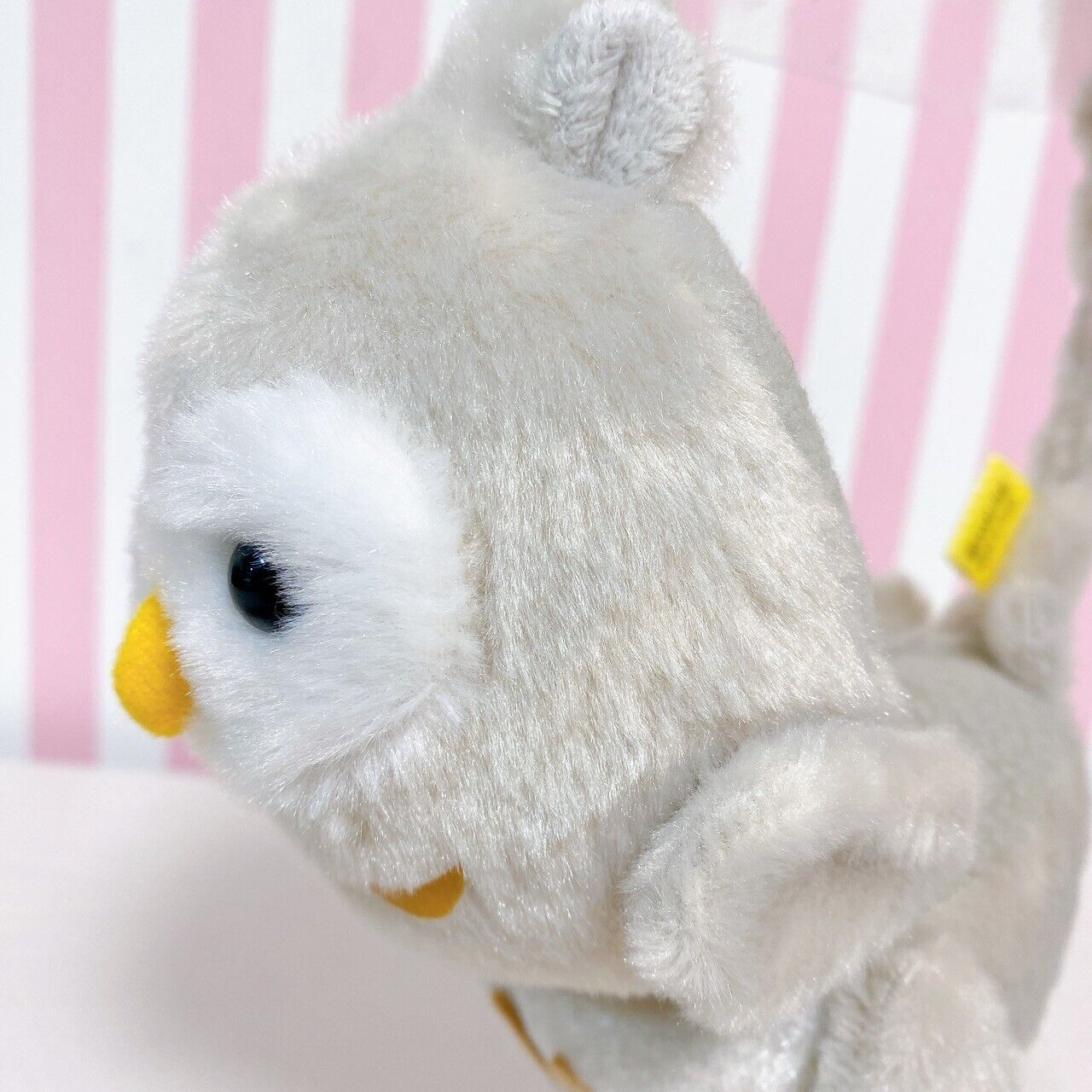 Amuse Kotoritai Earmuffs Fluffy Little Bird Accessory Worm Gray Kawaii Character