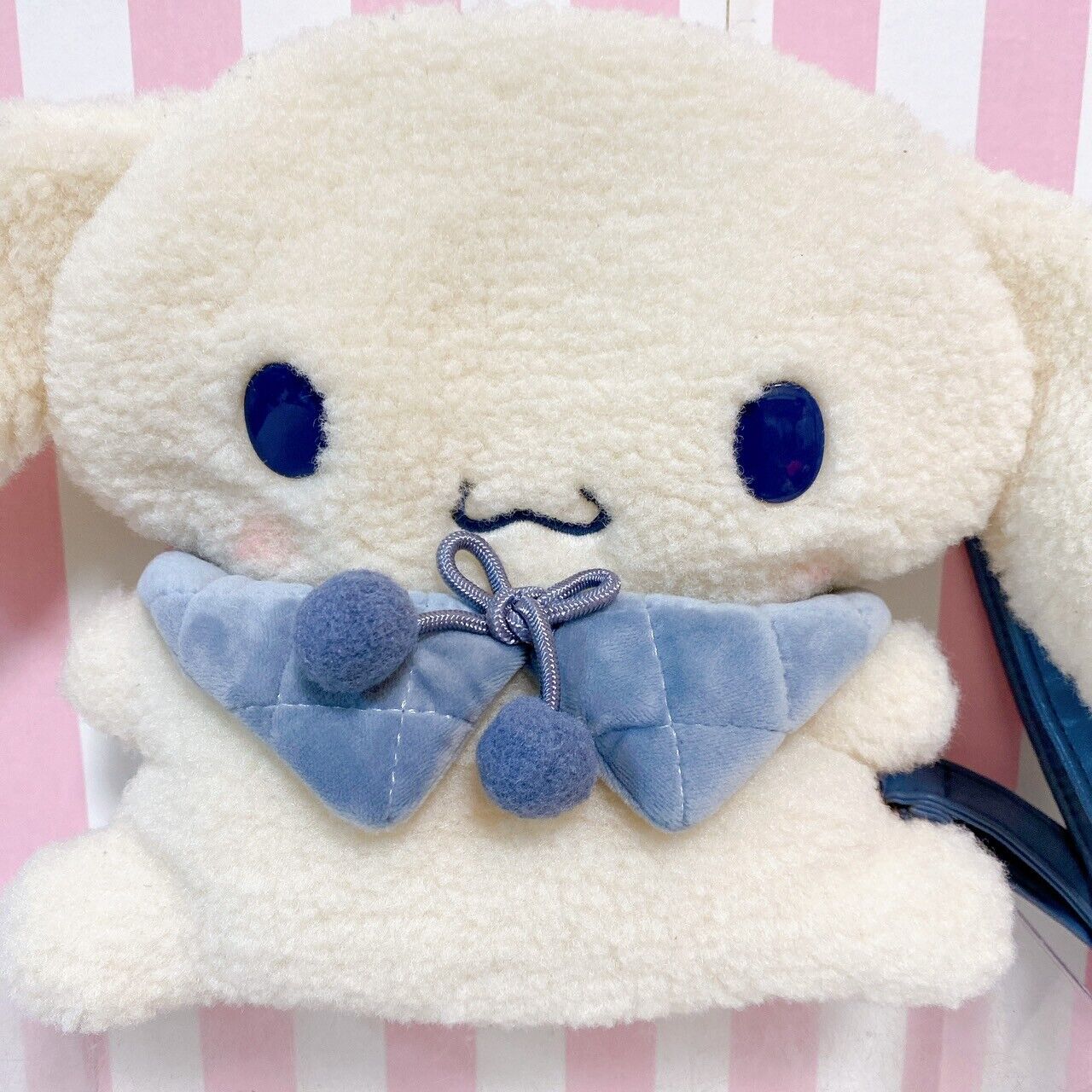 Sanrio Cinnamoroll Cinnamon Plush Shoulder Bag Tote Drawstring Set 3 White Blue