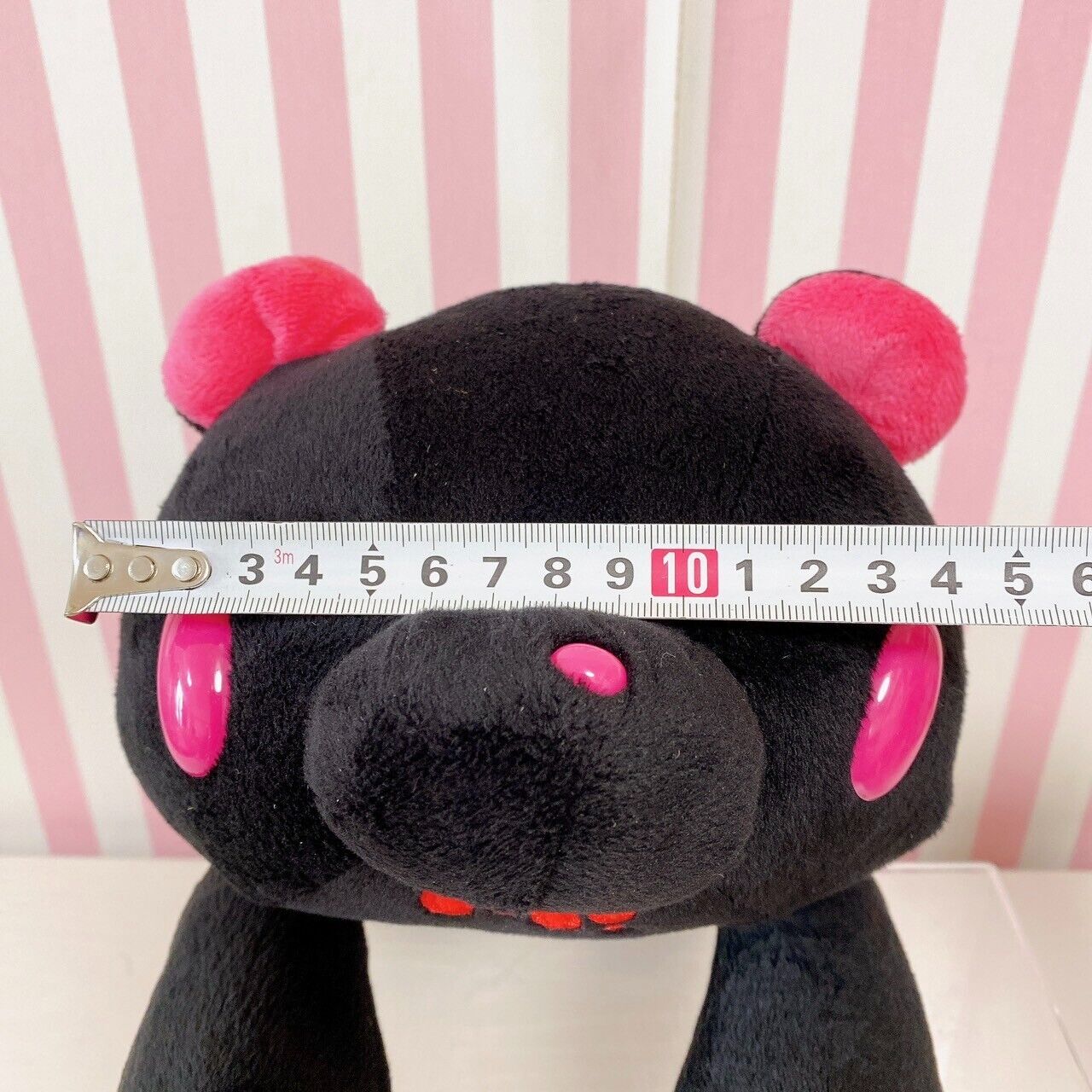 TAiTo Gloomy Bloody Bear Pouch Black Plush Soft Toy Coquettish Pink Chax GP CGP