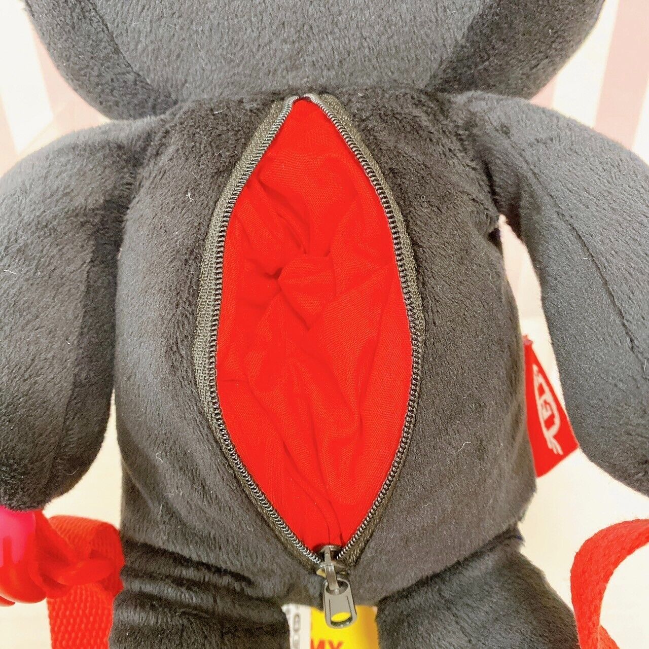 TAiTo Gloomy Bloody Bear Pouch Black Plush Soft Toy Coquettish Pink Chax GP CGP