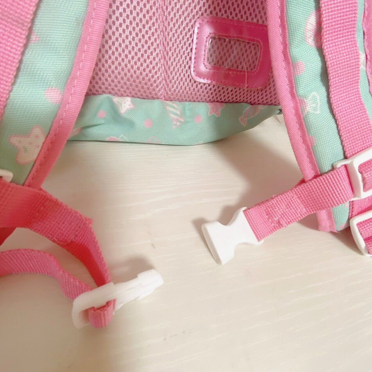 Mother Garden Usamomo Rucksack Backpack School Bag Pink Blue Ribbon Candy Frill