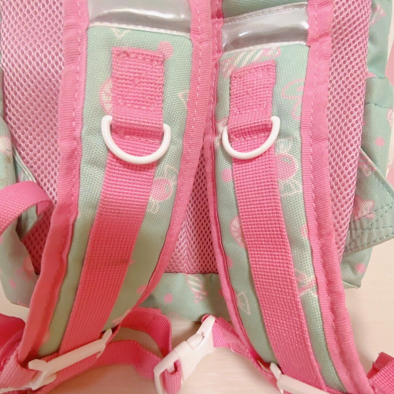 Mother Garden Usamomo Rucksack Backpack School Bag Pink Blue Ribbon Candy Frill