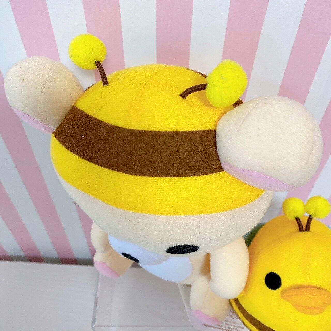 San-X Rilakkuma Korilakkuma Kiiroitori Plush Set 3 Honey Bee Yellow White Brown