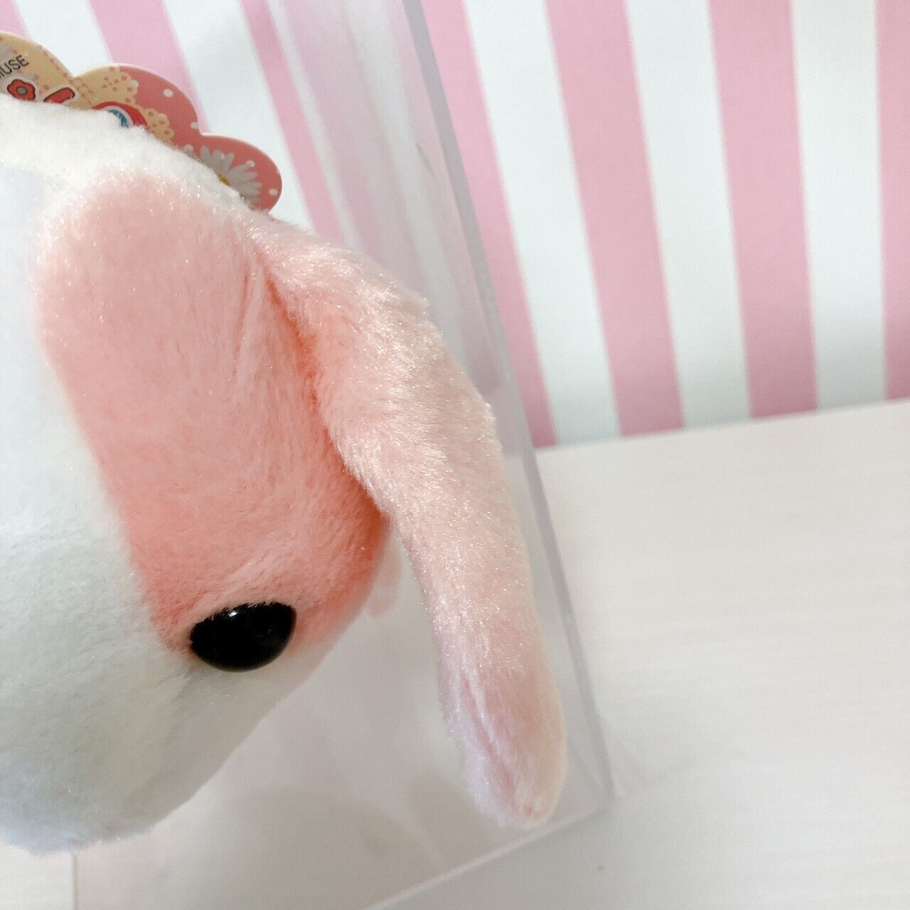 Poteusa Roppy Earmuffs Ichigomiruku Chan Pink White Clothes Accessory Character