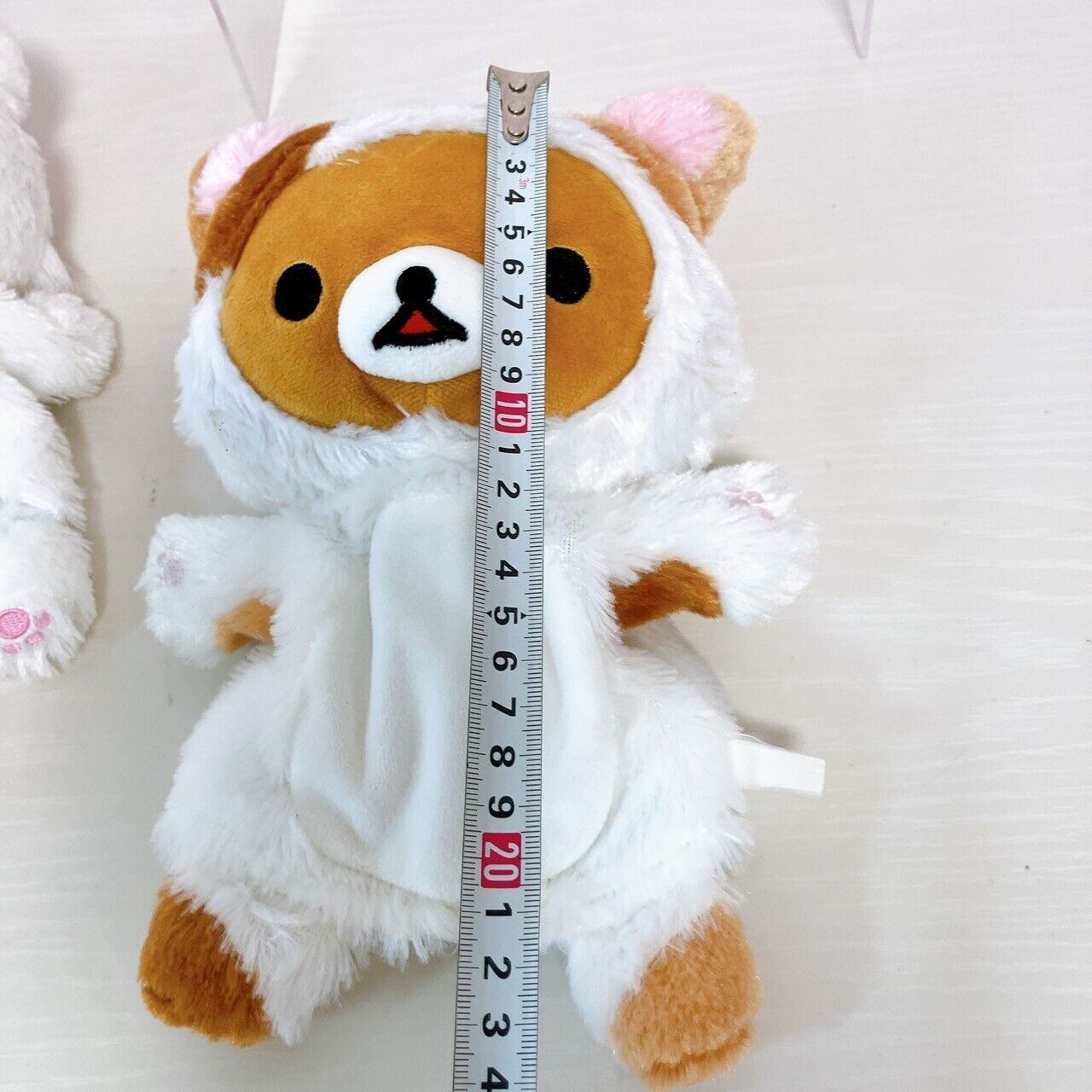 San-x Rilakkuma Korilakkuma Plush Set Mascot Soft Puppet Cat Bear Brown White